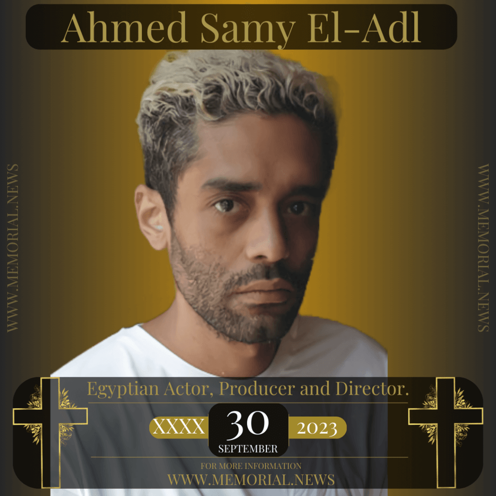 Ahmed Samy El-Adl, iconic Egyptian actor, tragic cardiac arrest, legacy in entertainment, celebrated television director.