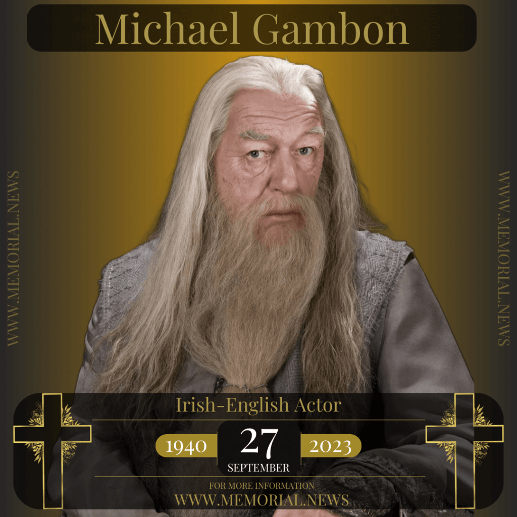 Sir Michael John Gambon, renowned Irish-English actor, remembered for iconic roles like Albus Dumbledore, and his immense contribution to theater and cinema.