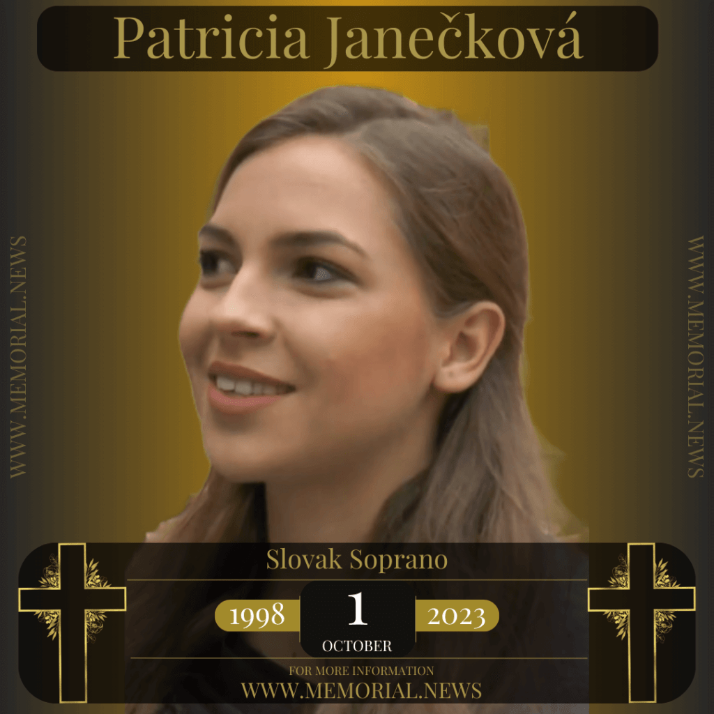 Patricia Janečková, renowned Slovak soprano, remembered for her contributions to music and her battle with breast cancer.